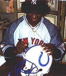 Edgerrin James Signing