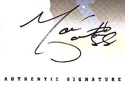 Marvin Harrison Signature Close-Up