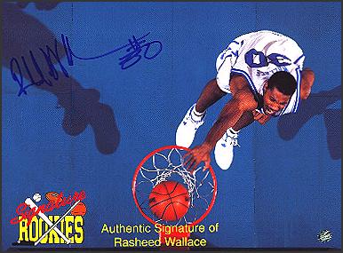 Rasheed Wallace Autographed Photo