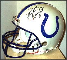 Colts Helmet - Left Side view