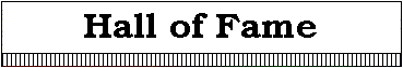 Hall of Fame
