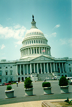 This is the back side of the Capitol Building