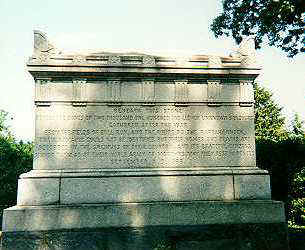 This is a memorial for unknown soldiers who died during the Civil War