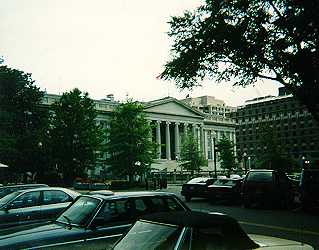 This is the Department of the Treasury building