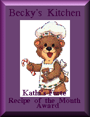 Thanks for this award, Becky!