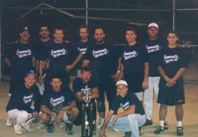 My softball team.  I'm in the back row on the far right