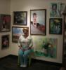 Yvonne & her paintings