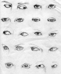 drawings of eyes