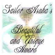 Sailor Asuka's Beautiful ~n~ Unique Award