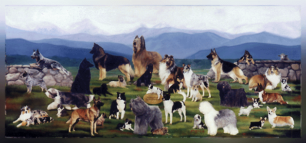Herding Group &copy1999 Linda Draper