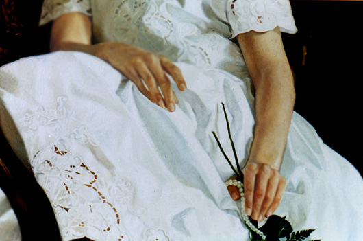 Detail of 'Pearls' © Draper 1999.