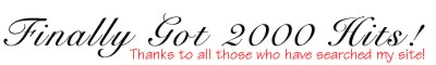 This site has recieved 2000+ Hits this year!