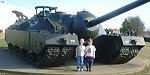 Jacob and Christian in front of big tank.