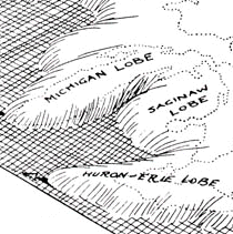 click here to see Michigan State University ice age maps