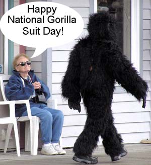 Happy National Gorilla Suit Day!