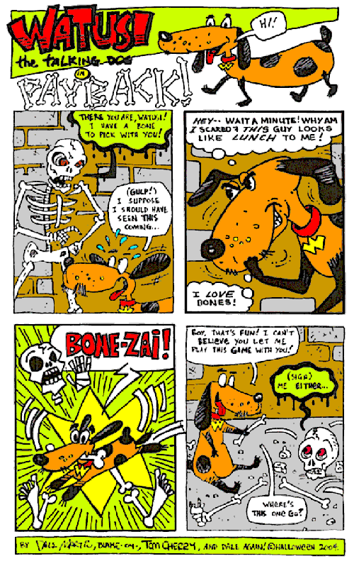 Watusi the Talking Dog in "Payback!"