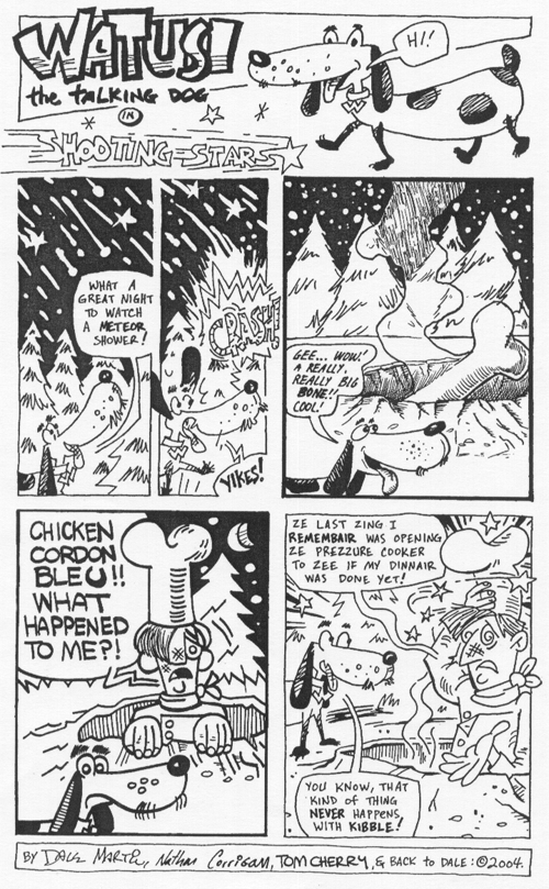 Watusi the Talking Dog in "Shooting Stars"