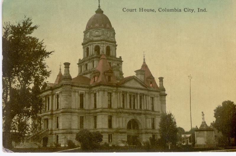 A 1911 postcard of the courthouse.