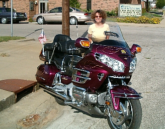 Our second Goldwing, an 04 Magenta.