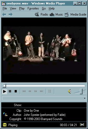 We're glad you stopped by to see our videos. Click on the links to the right to download the videos encoded as WMV (Windows Media Video) files. If you have a high speed connection, click on "High Speed Video" to view the videos embedded in your web browser.