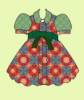 Little Girls French Print Dress