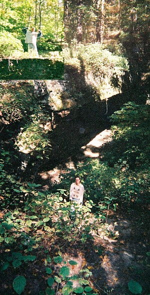 pomona natural bridge, Jim & Shawn, 2005