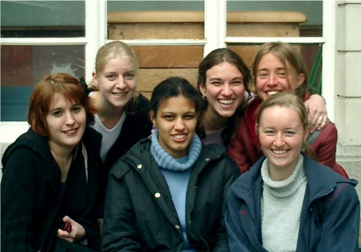 Ann, Evelien, Leen, me, Sophie and Goedele