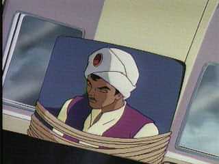 Hadji using his nifty mind skills to get himself out of a tight situation