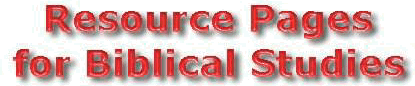 Resource Pages for Biblical Studies