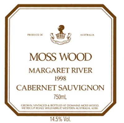 Moss Wood Cabetnet Saugivnon