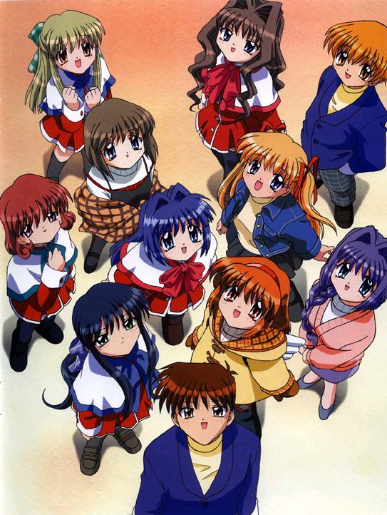 The cast of Kanon.