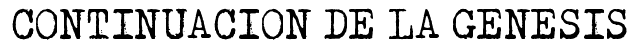 Continuacion de la Genesis