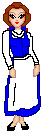 Belle -- 'Beauty and the Beast', in her blue town dress