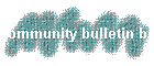 community bulletin board