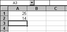 Example spreadsheet