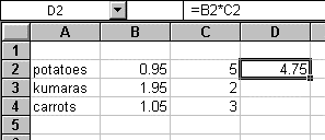 Calculating potatoes