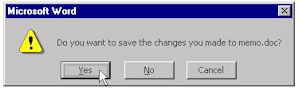 Save dialog box
