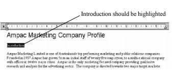 Highlight Introduction