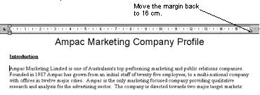 Readjust the margin 16cm