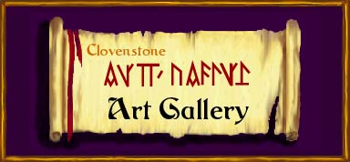 Clovenstone Celtic Medieval Fantasy Novel art gallery scroll