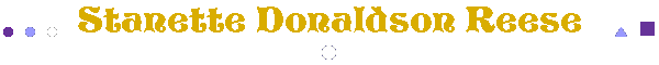 Stanette Donaldson Reese