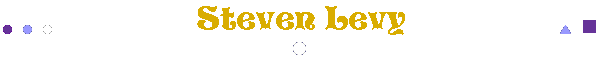 Steven Levy