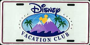 Disney Vacation Club -- Aluminum with two mountain peaks