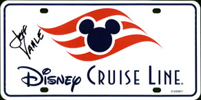 Disney Cruise Line, Autographed by Jeff Vahle,President, Disney Signature Experiences from April 2018 to Present.