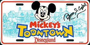 Mickey's Toontown Disneyland Autographed by Rebecca Campbell