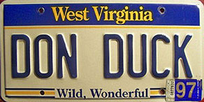 West Virginia - DON DUCK