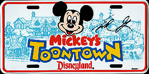 Mickey's Toontown Disneyland (DL-MK-01) Autographed by Ed Grier, President, Disneyland Resort
