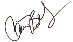 Close-up of Bilby's Autograph