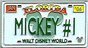 MICKEY #1 Walt Disney World Cast Lanyard Pin