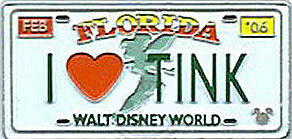 I 'LOVE' TINK Walt Disney World Cast Lanyard Pin